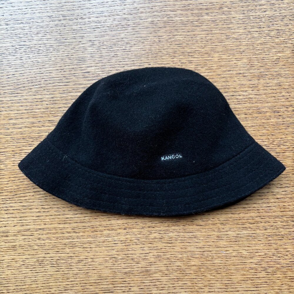 KANGOL Black Bucket Hat